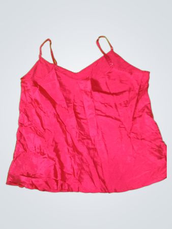 SHEIN Red Satin Cami Top