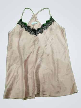 Pink Lace Trim Camisole