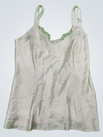 White Lace Trim Camisole