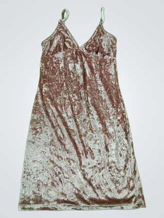Brown Velvet Dress