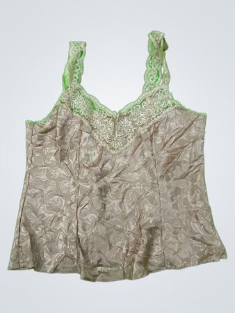 Beige Lace Trim Camisole