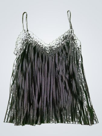 Zara Black Lace Trim Camisole