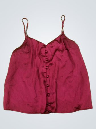 Access London Burgundy Satin Cami Top