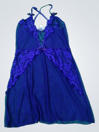 Bluebella Purple Lace Trim Chemise
