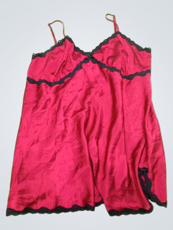 Red Camisole with Black Trim