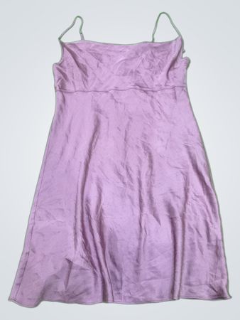 Victoria's Secret Purple Satin Slip Top