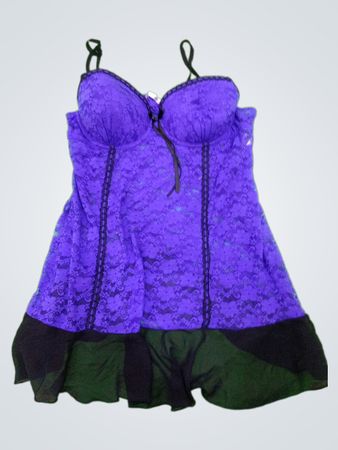 Linea Donatella Purple Lace Bustier
