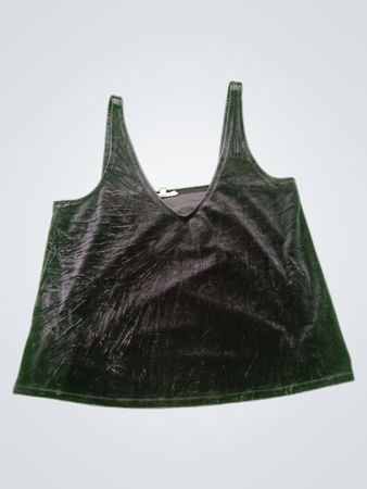 Black Velvet Tank Top