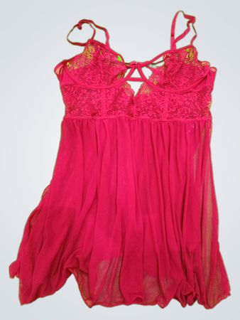 Pink Lace Chemise