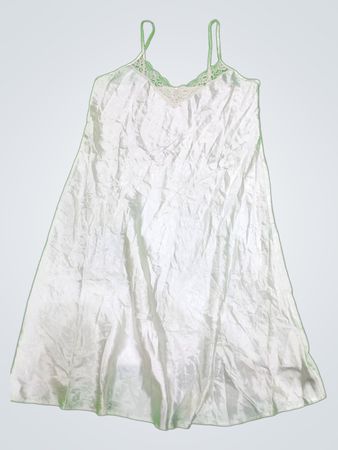 White Lace-Trimmed Camisole Dress
