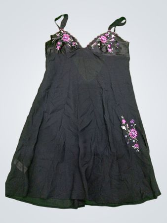 Debenhams Black Floral Chemise