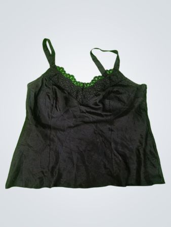 Marks & Spencer Black Lace Trim Cami Top