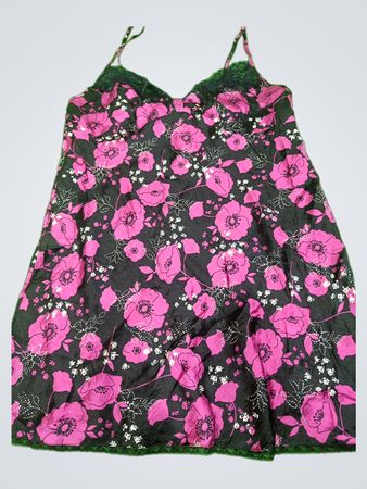 Pink Floral Chemise