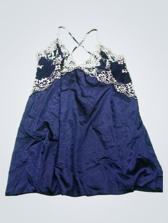 Blue Lace Trim Camisole