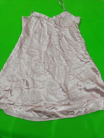 Pink Satin Dress