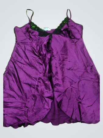 BHS Purple Satin Cami Top
