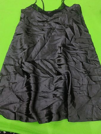 Black Satin Dress