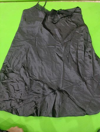 Black Satin Bustier