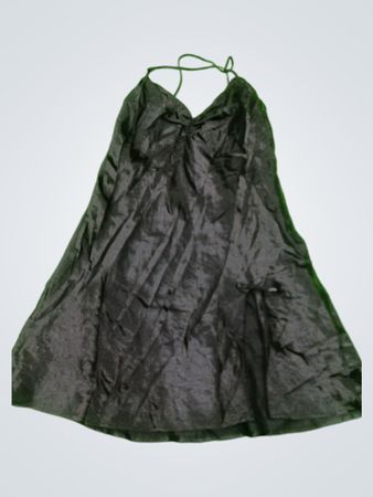 La Senza Black Satin Halter Cami Top