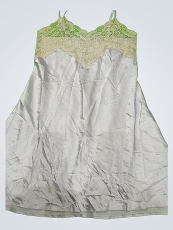 Women's White Nightdress with Lace Detail