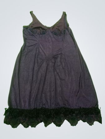 Black Tank Top with Lace Trim