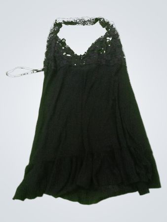 Black Halter Neck Top