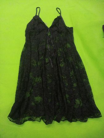 Black Lace Slip Dress