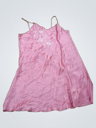 Pink Embroidered Dress
