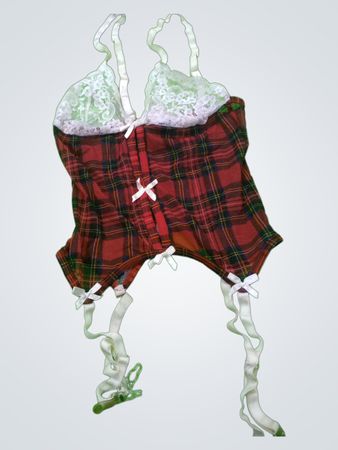 Plaid Lace Bodysuit