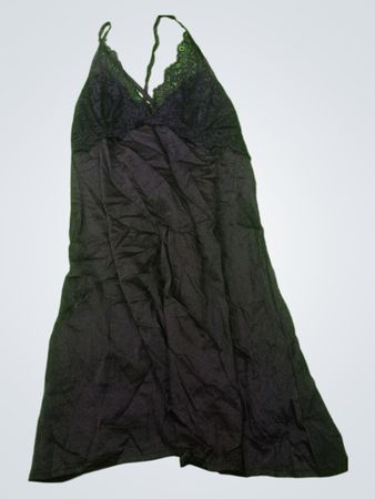 Ancona Black Lace Chemise