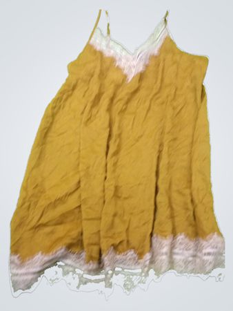 Yellow Lace Trim Camisole