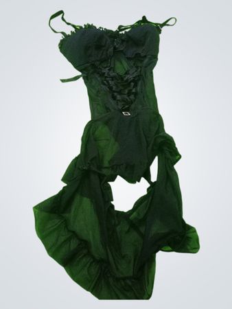 Black Ruffled Bodysuit