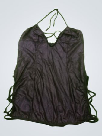 Black Drawstring Top