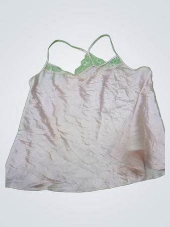 White Lace Trim Camisole