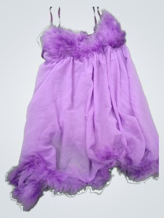 Purple Furry Dress