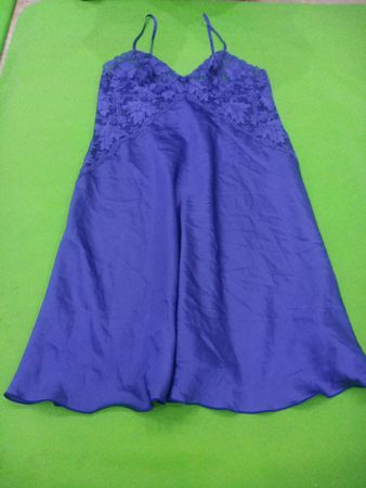 Unbranded Blue Lace Cami Slip Dress