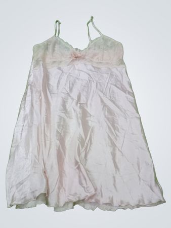 Pink Satin Chemise