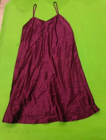 Maroon Spaghetti Strap Dress