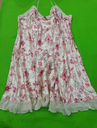 Floral White Dress