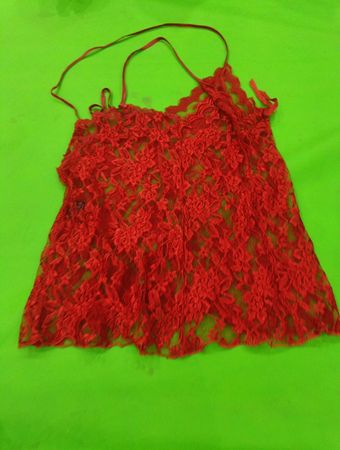 Red Lace Camisole