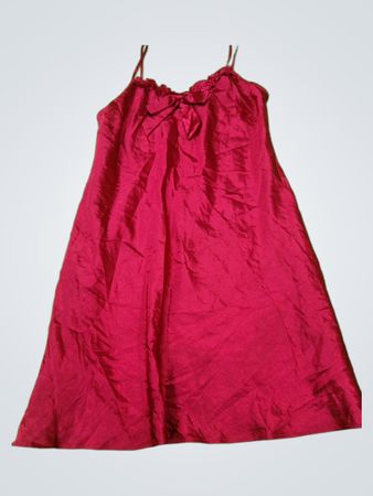 Red Silk Dress