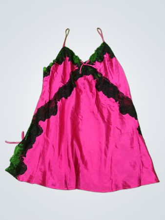 La Senza Pink Satin Slip Dress