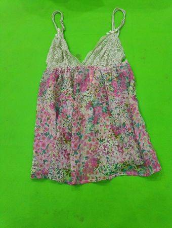 Floral Lace Trim Camisole