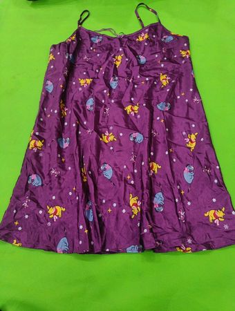 George Disney Winnie the Pooh Purple Satin Slip Dress UK 16