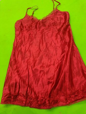 Red Silk Chemise