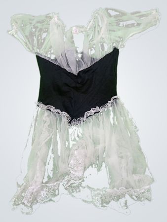 Classified Black and White Dress