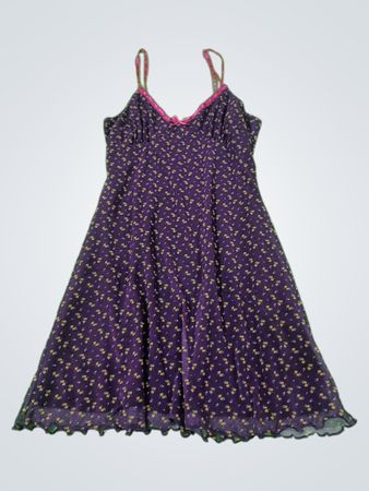 Urban Outfitters Archive Purple Floral Slip Dress