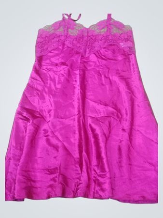 Pink Lace Trim Chemise