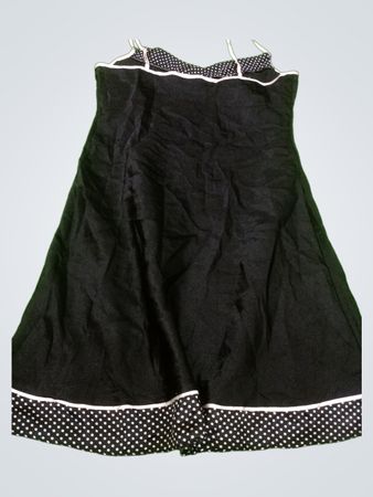 Sheer Possessions Black and White Polka Dot Dress