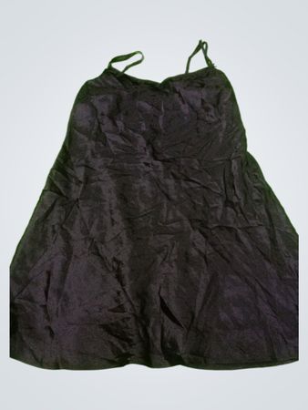 George Black Satin Cami Dress